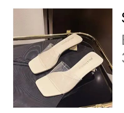 Sandalias Transparentes